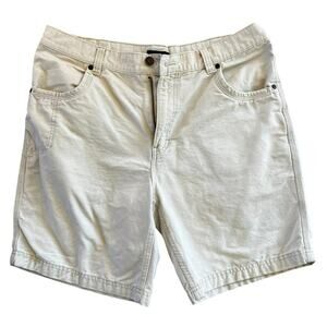 Wolverine men’s 36 rugged shorts, tan-off white, cotton